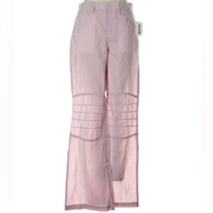 Silence + Noise Pink Nylon Pants
